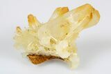 Dark, Mango Quartz Crystal Cluster - Cabiche, Colombia #188354-1